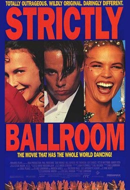 The poster for Strictly Ballroom.